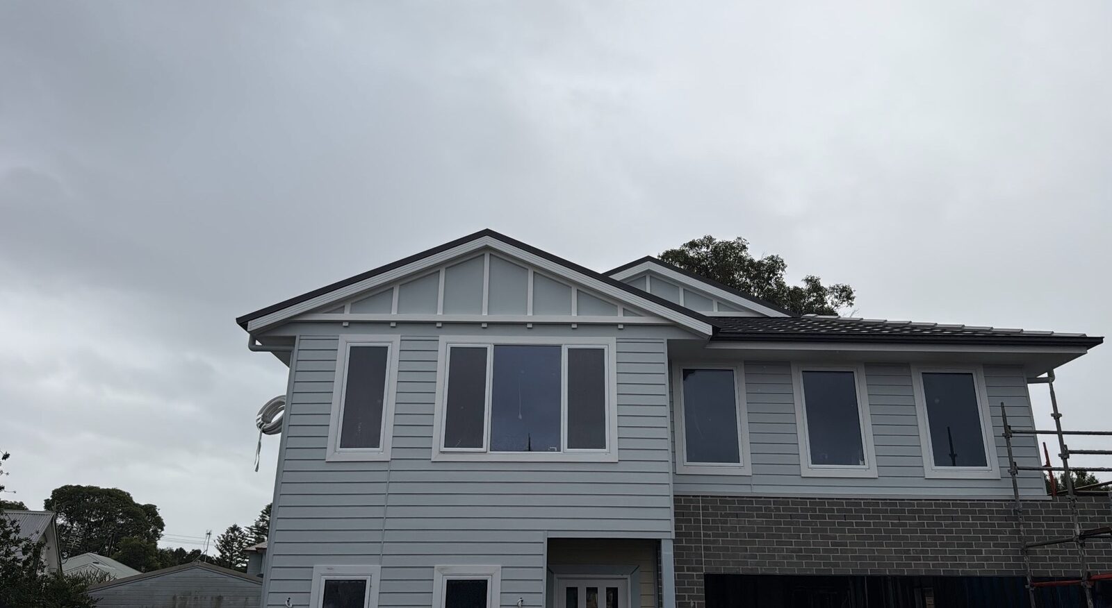 Weatherboards and new windows