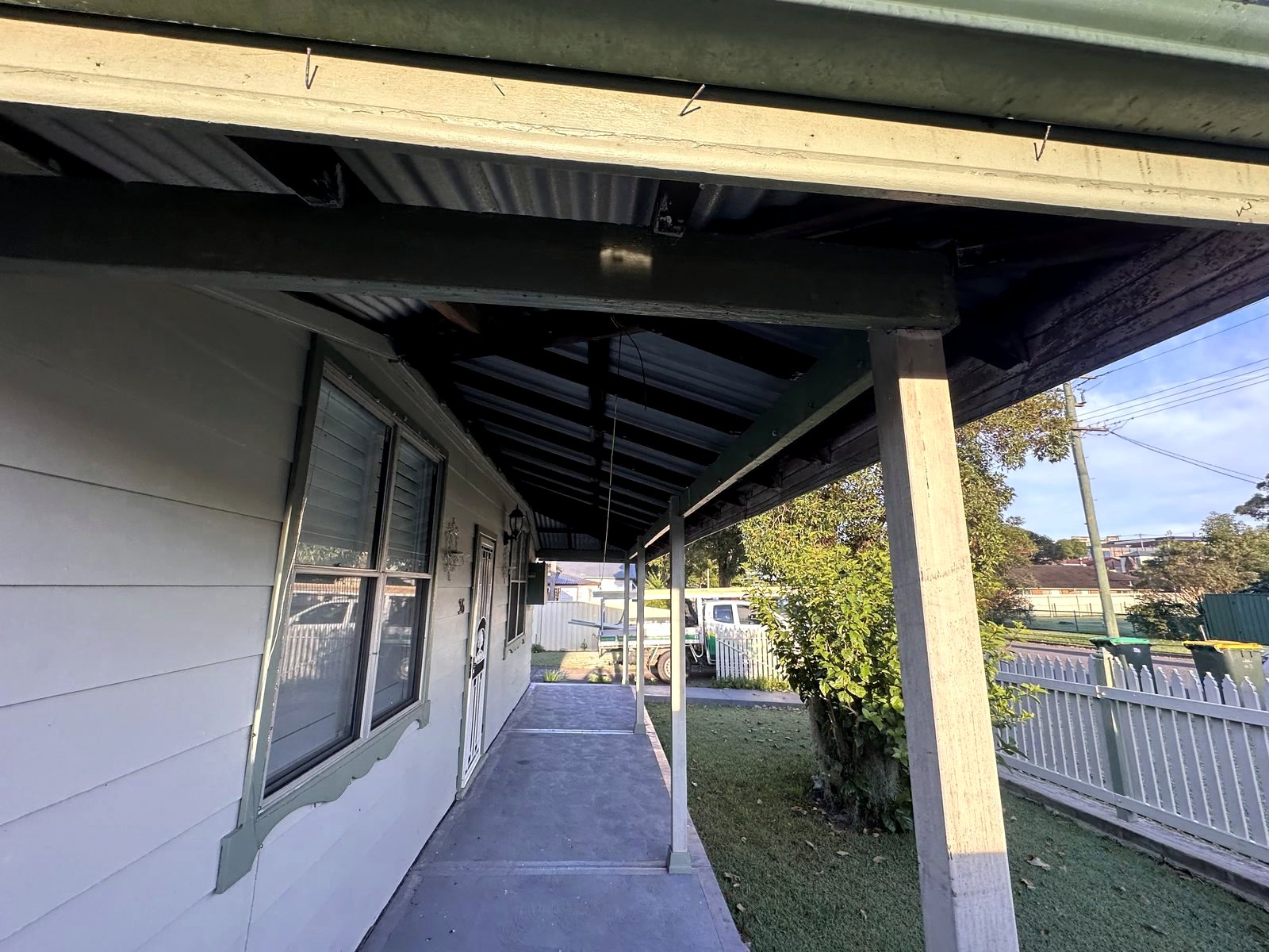 Covered verandah